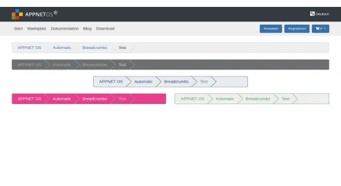 APPNET OS Breadcrumbs