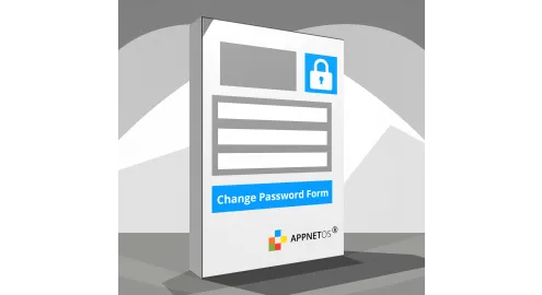 APPNET OS Passwort ändern Formular