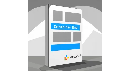 APPNET OS Конец контейнера