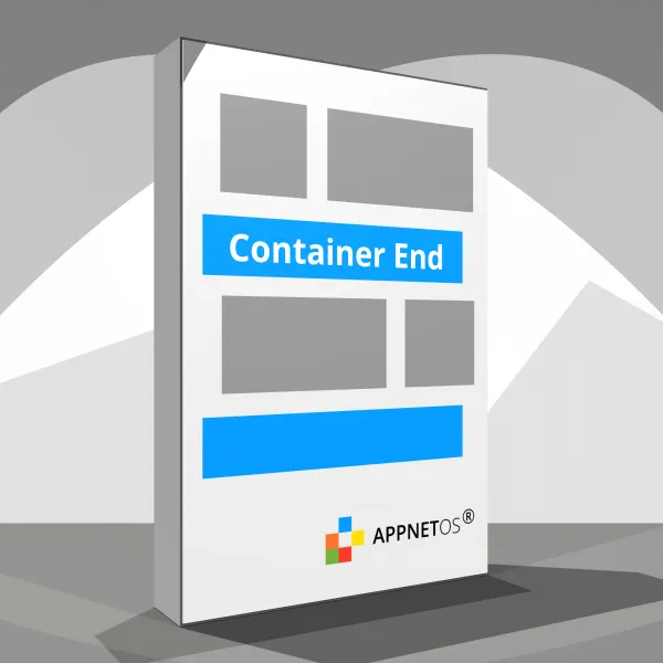 APPNET OS Конец контейнера
