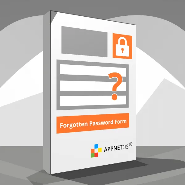 APPNET OS Passwort vergessen Formular