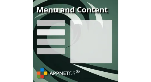 APPNET OS Menu e contenuti