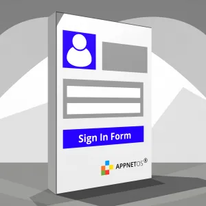 APPNET OS Sign in form