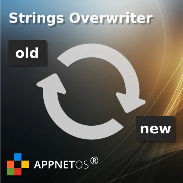 APPNET OS Strings Sovrascrittore