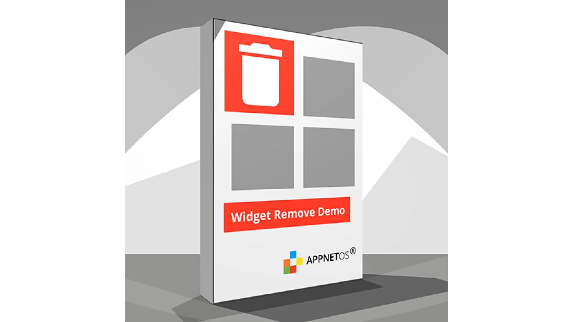 APPNET OS Widget Demo Rimuovi